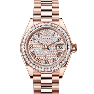 lusso all'ingrosso Rolex Lady-Datejust Oro Everose e diamanti M279135RBR-0021