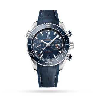 lusso di alta qualità Omega Seamaster Planet Ocean Cronografo 45.5mm Uomo Orologio in pelle O21533465103001