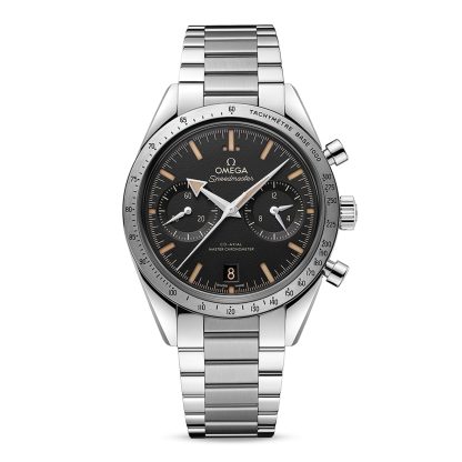 lusso di alta qualità Omega Speedmaster 57 Co-Axial Master Chronometer Chronograph 40.5mm Orologio da uomo in acciaio inossidabile nero O33210415101001