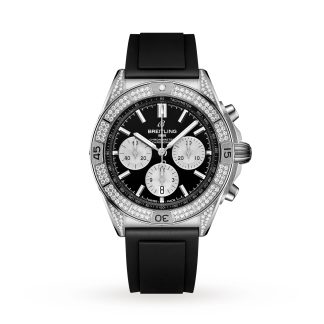 lusso falso Breitling Chronomat B01 42 Orologio da uomo in acciaio inossidabile (incastonato) Gomma AB0134721B1S1