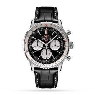 lusso falso Breitling Navitimer B01 Cronografo 43 Orologio in acciaio inossidabile Alligatore AB0138211B1P1