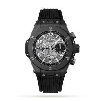 lusso falso Hublot Big Bang Unico Magic Black 42mm Orologio Uomo Gomma 441.CI.1171.RX