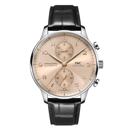 lusso falso IWC Portugieser Cronografo 41 Dune Alligatore IW371624