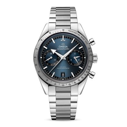 lusso falso Omega Speedmaster 57 Co-Axial Master Chronometer Chronograph 40.5mm Orologio Uomo Acciaio Blu O33210415103001