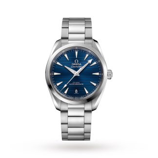 moda lusso Omega Seamaster Aqua Terra 150M Uomo Quadrante Blu 38mm Automatico Co-Axial Orologio Uomo Acciaio Inox O22010382003001