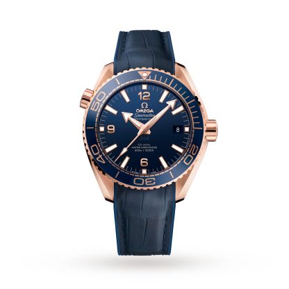 polso falso Omega Seamaster Planet Ocean 600m Co-Axial 43.5mm Orologio Uomo Pelle O21563442103001