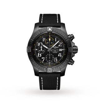 replica di lusso Breitling Avenger Cronografo 45 Night Mission Orologio in pelle V13317101B1X2