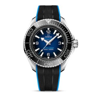 replica di lusso Omega Seamaster Planet Ocean 6000m Co-Axial Master Chronometer 45.5mm Orologio Uomo Gomma Nera O21532462103001