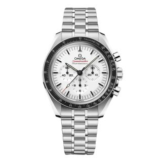 replica di lusso Omega Speedmaster Moonwatch Professional 42mm Orologio da uomo in acciaio inossidabile bianco O31030425004001