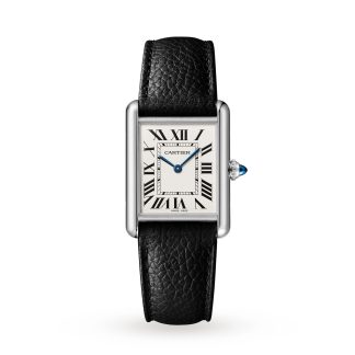 vendita calda designer Cartier Tank Must Modello Grande Movimento al quarzo Acciaio Pelle Vitello WSTA0041