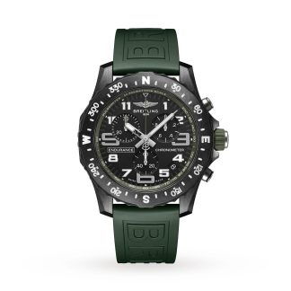 vendita calda di lusso Breitling Endurance Pro 44 Verde Orologio di gomma X82310D31B1S1