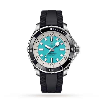 vendita calda di lusso Breitling Superocean Automatic 44 Orologio in acciaio inossidabile con cinturino in gomma A17376211L2S1