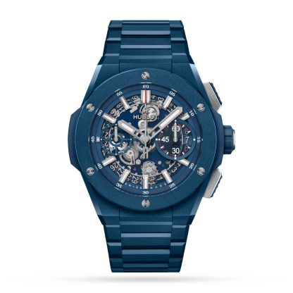 vendita calda di lusso Hublot Big Bang Integrato Blu Ceramica 42mm Orologio Uomo Ceramica 451.EX.5123.EX