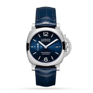 vendita calda di lusso Panerai Luminor Marina Quaranta 40mm Pelle PAM01270