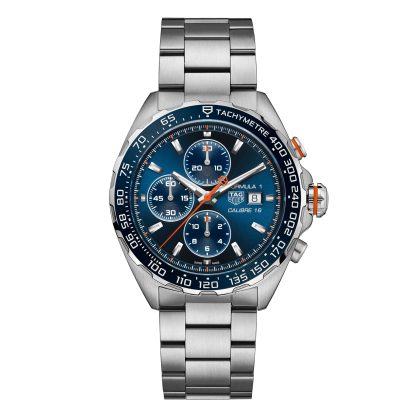 vendita calda di lusso TAG Heuer Formula 1 Cronografo 44mm Orologio Uomo Blu Acciaio Inox CAZ201G.BA0876